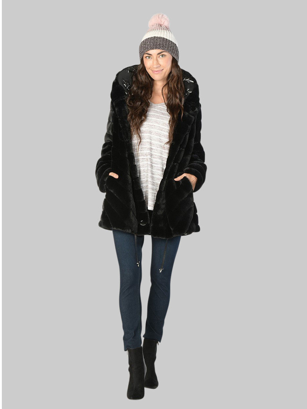 Reversible FauxFur Coat | Goa/Moffi | Suzanne's