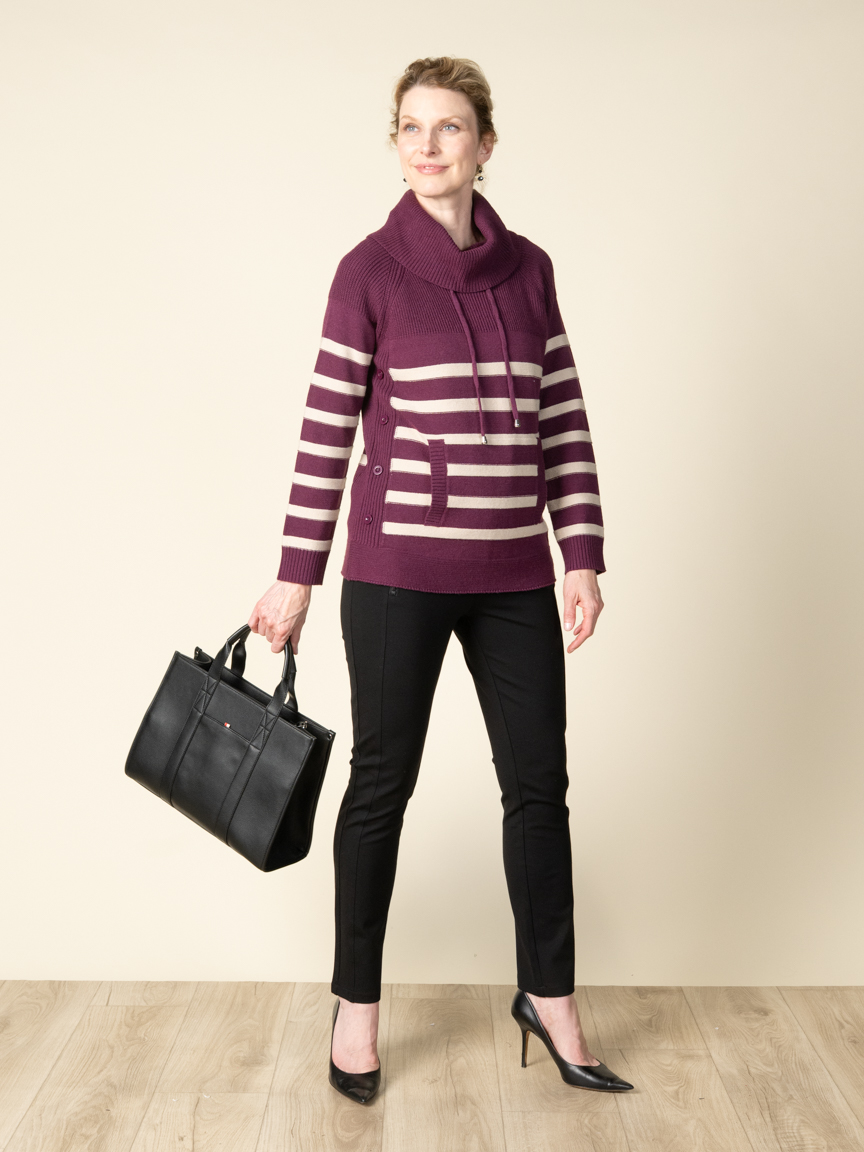 Long Sleeve Cowl Neck Sweater | Frilli | Suzanne's