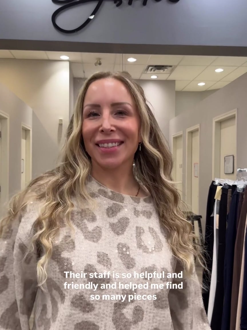 Cheetah Print Sweater With Sequins