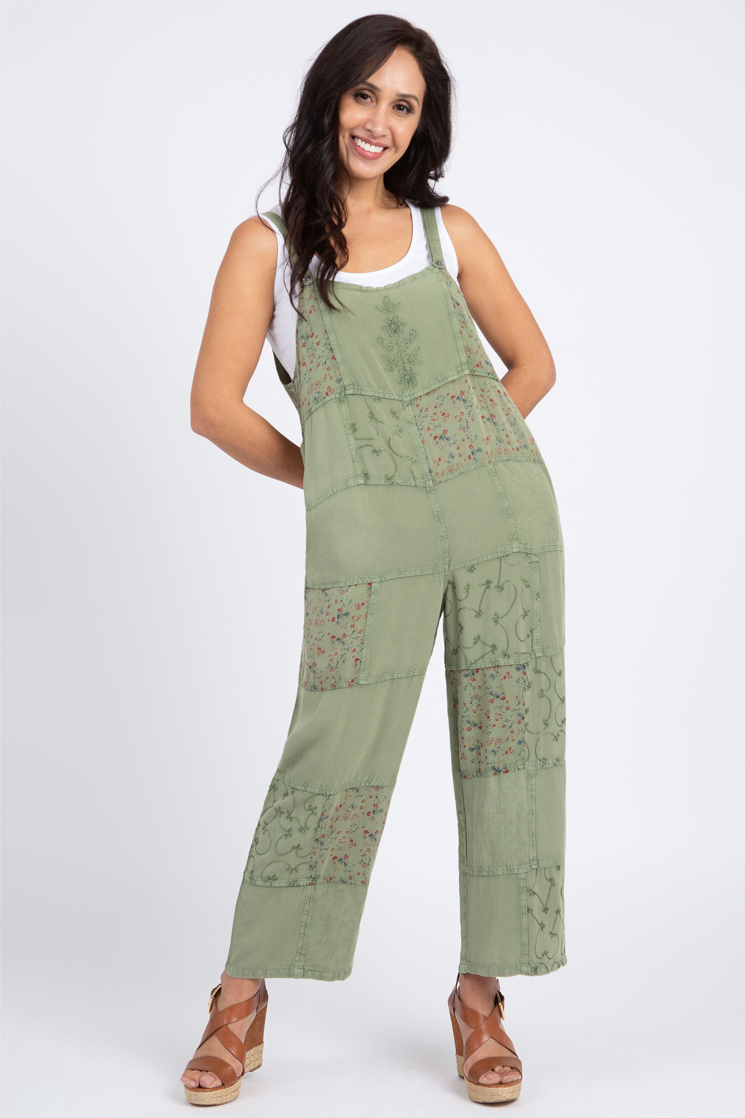 Floral Patchwork Jumpsuit | Papillon | Suzanne's