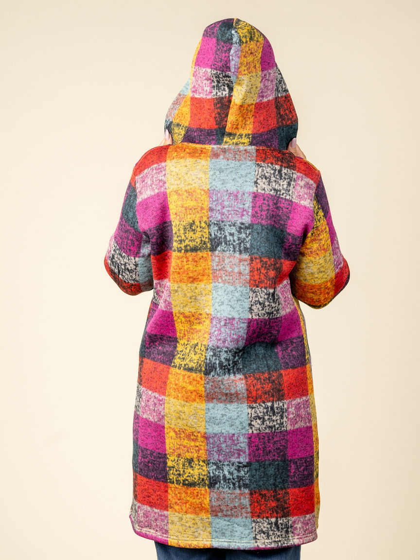 トップス SERIALIZE LONG HOODED CARDIGAN Long Hooded Cardigan | Ardene