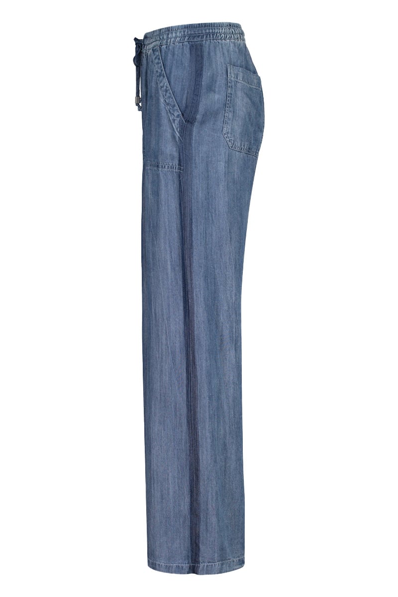 Lyocell Denim Wide Leg Pant | Tribal | Suzanne's