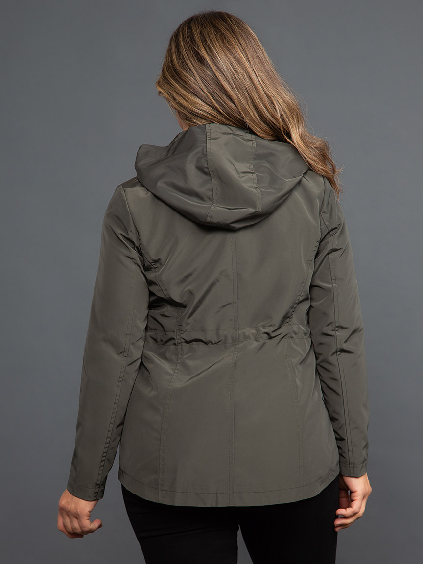 Lined Raincoat w/ Cinched Waist | Studio 65 | Suzanne's