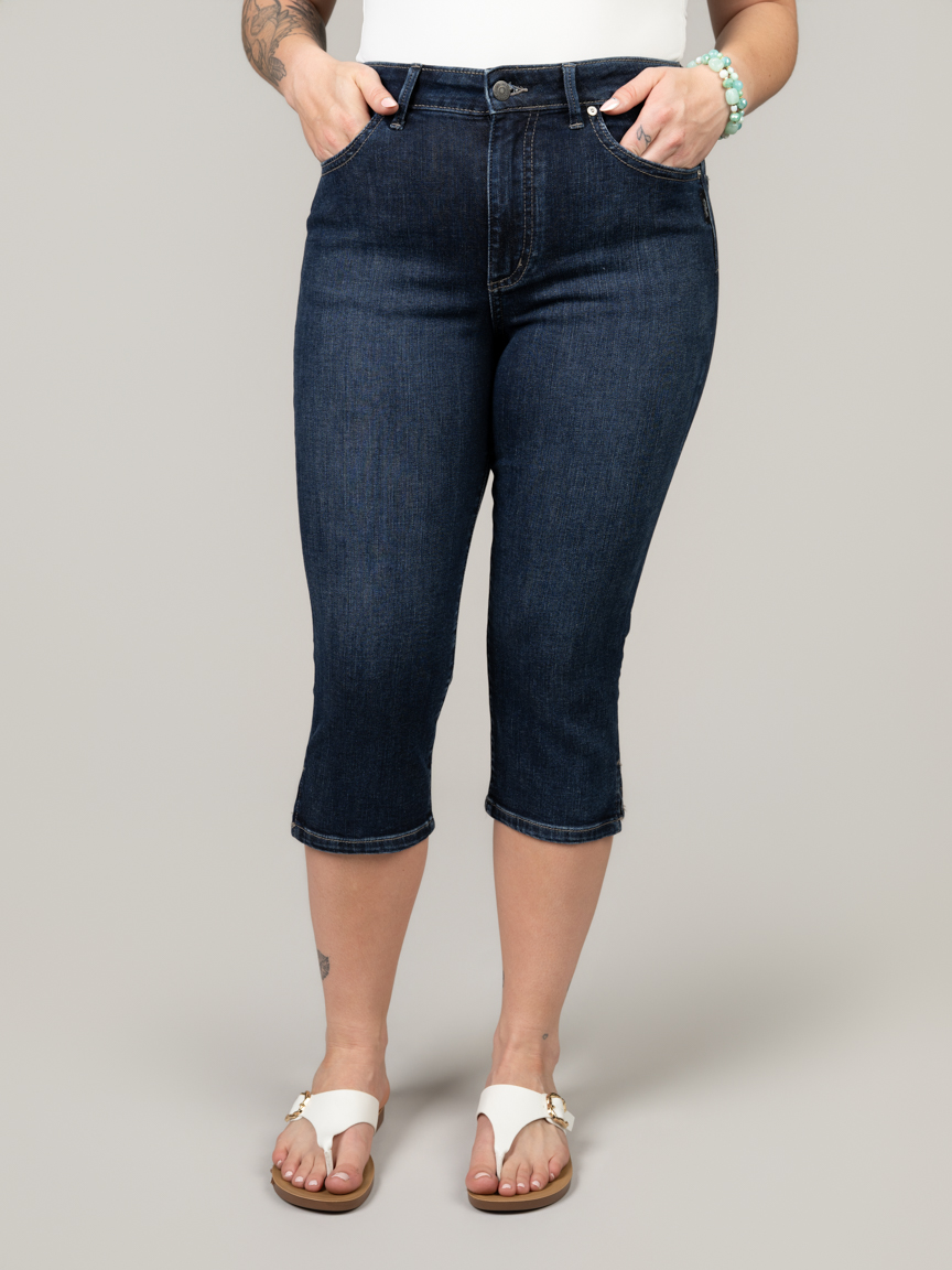 Isbister High Rise Slim Capri Jeans | Silver Jeans | Suzanne's