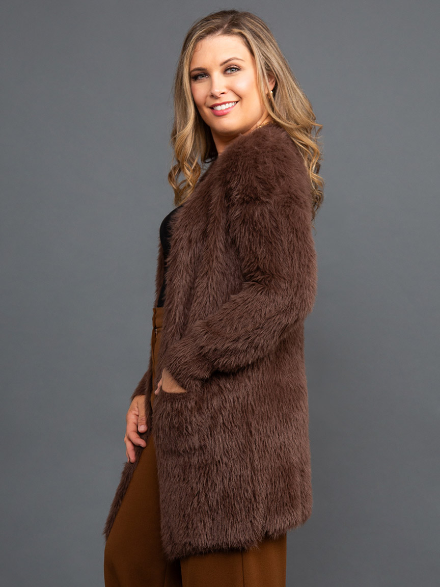 Longline Eyelash Cardigan | Papillon | Suzanne's
