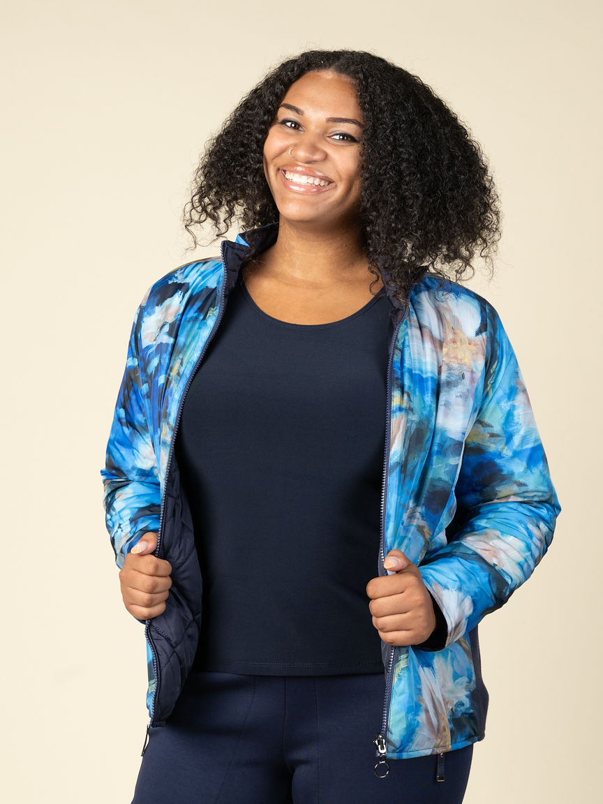 Reversible Jacket With Zip-Up Pockets | Signature By Suzanne's