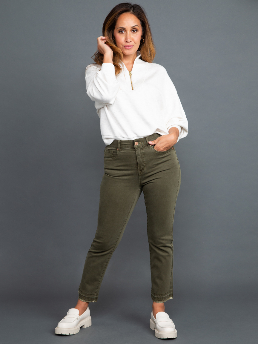 Sophia micro flare colored jean main image 0
