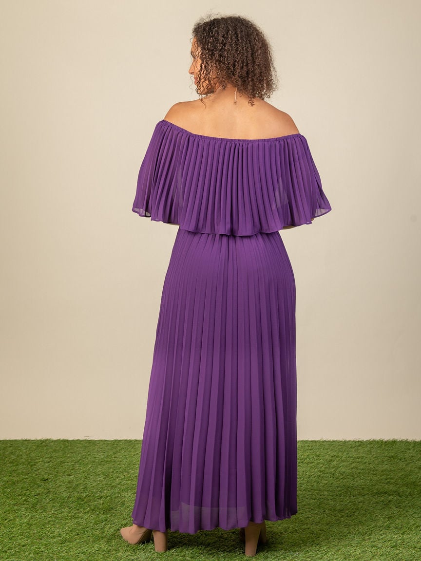Off Shoulder Maxi Dress | Pasha | Suzanne's