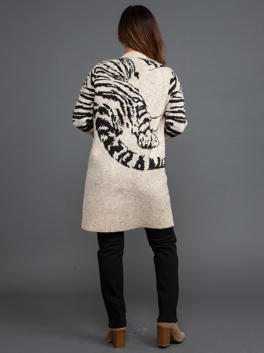 Long Sleeve Sweater Open Cardigan | Studio 65 | Suzanne's