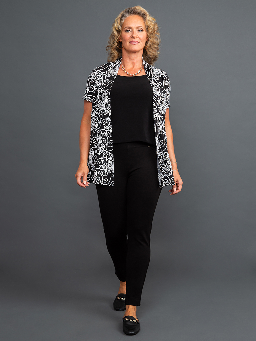 Short Sleeve Fooler Top | Studio 65 | Suzanne's