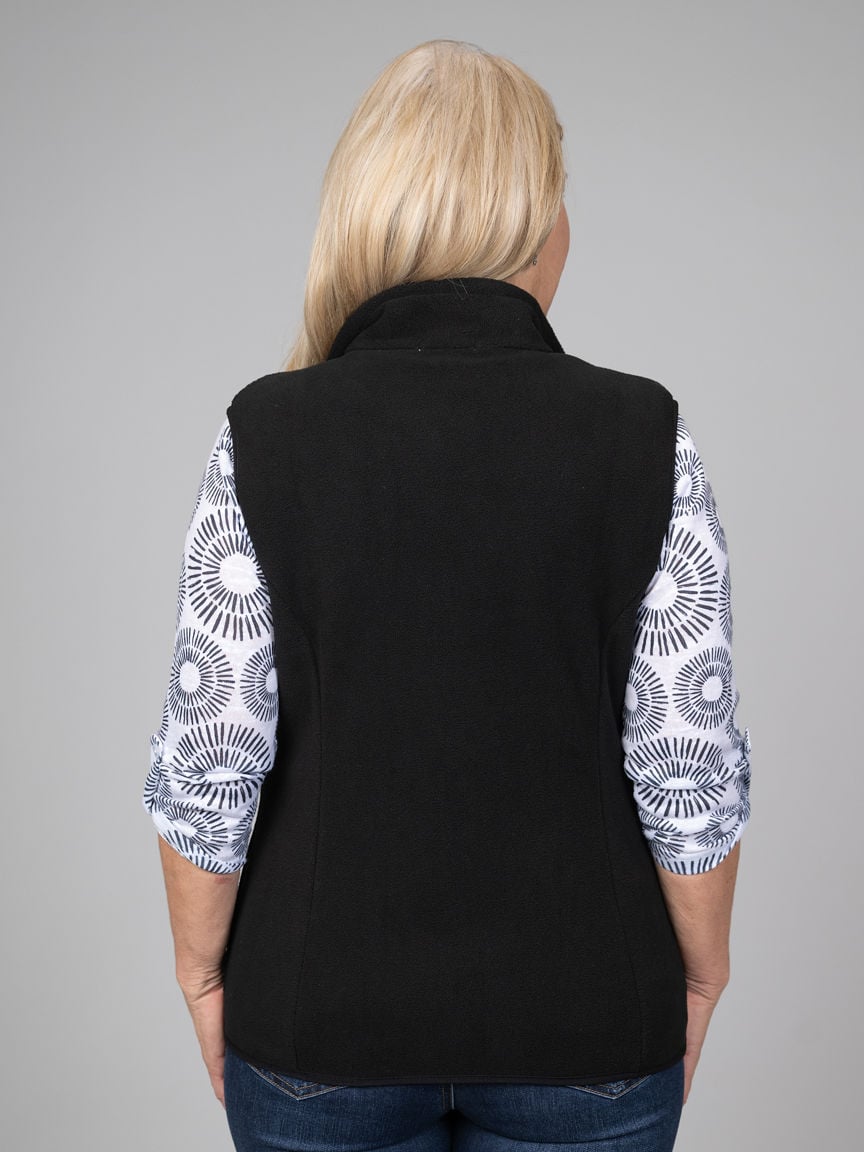 Fleece Zip-Up Vest | Studio 65 | Suzanne's
