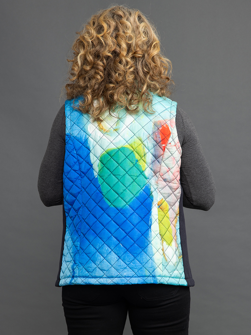 Art Print Outerwear Vest | Signature by Suzanne's | Suzanne's