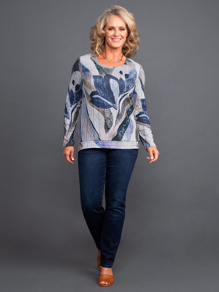 Moffi Twin-Set Top FT837 Blue