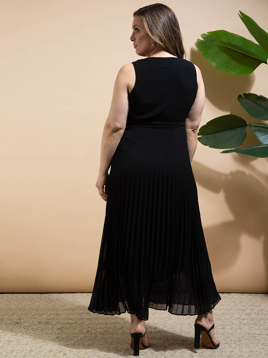 【theredthread】S ribbon dress pleats THEREDTHREAD / ザレッドスレッド】S ribbon dress pleats