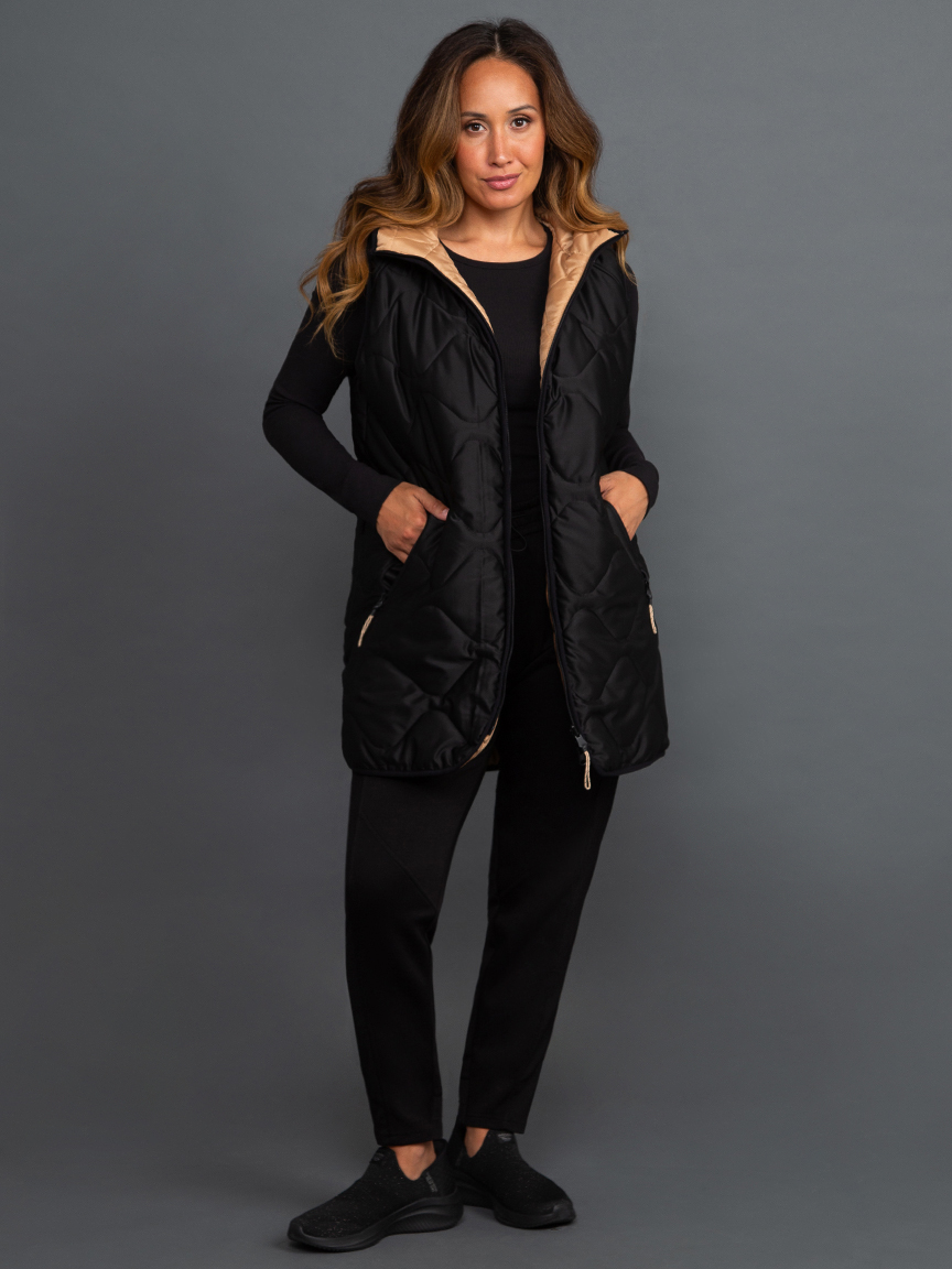 Reversible Quilted Vest | Tribal | Suzanne's