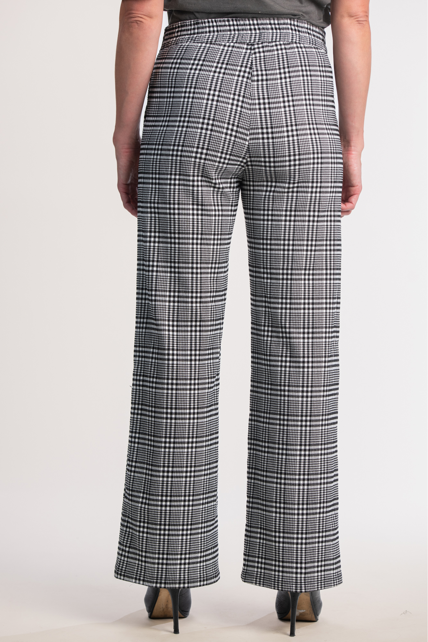 Wide Leg Plaid Trousers | ISCA | Suzanne's
