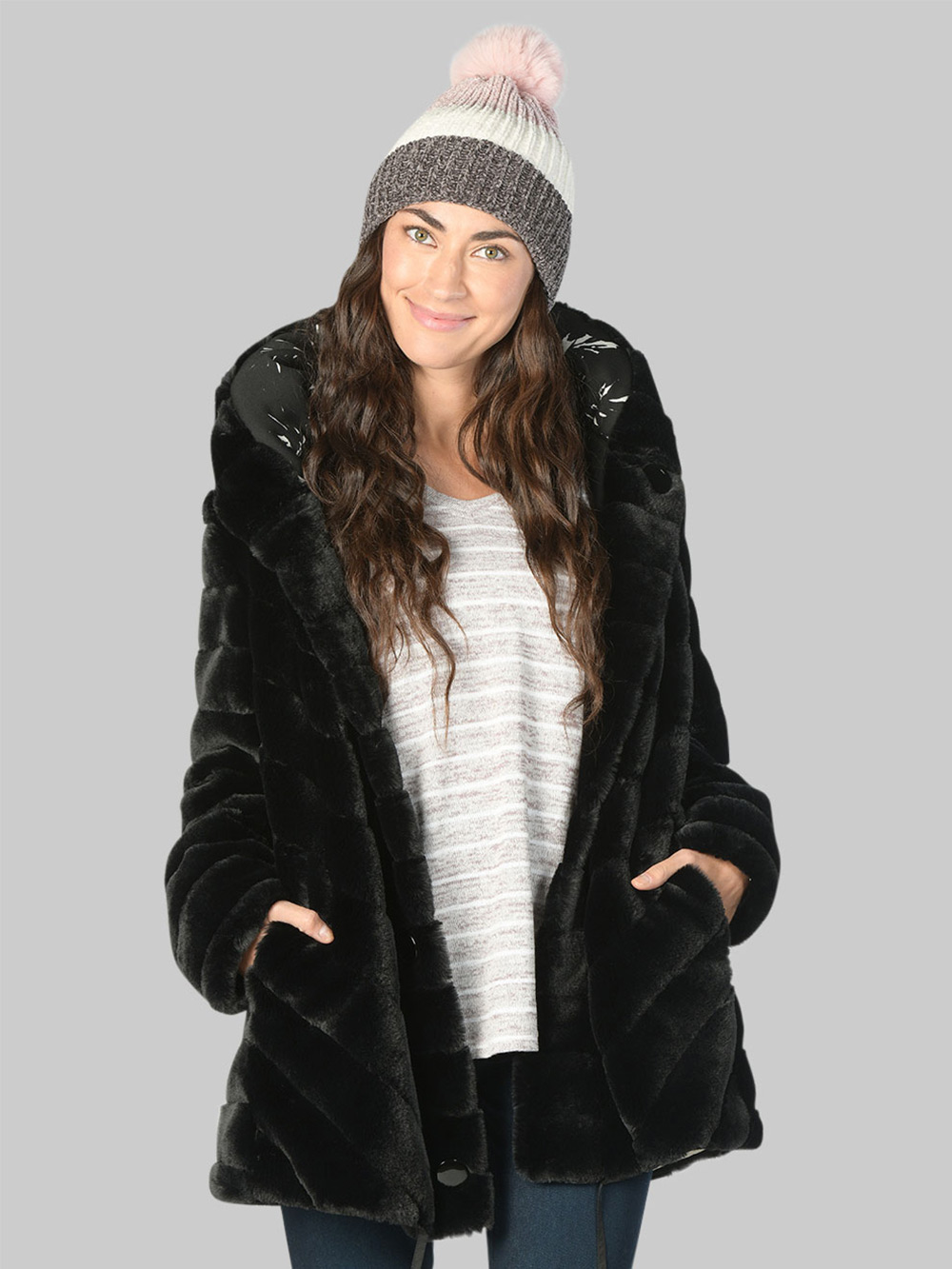 FUGA fur jacket size44 訳あり FUGA ブルゾン アウター 「FUGA/フーガ」ファー付きムートンN2B