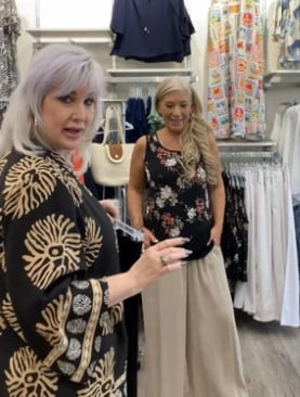 Sleeveless Top With Ruffled Hem