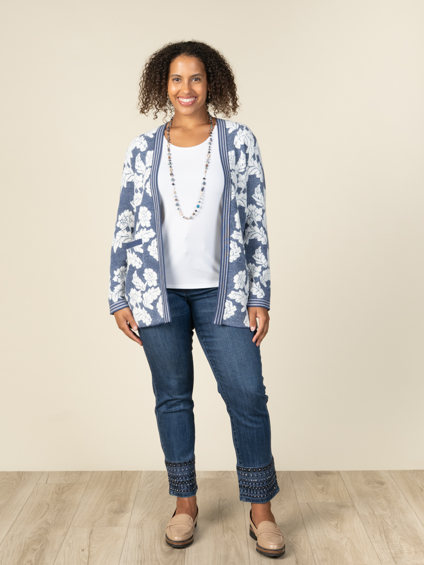 新品 imperf Long Sleeve Rib Cardigan Long Sleeve Rib Cardigan / Burgundy – (im)perf.